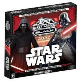 2022 Star Wars Chrome Black Hobby Box