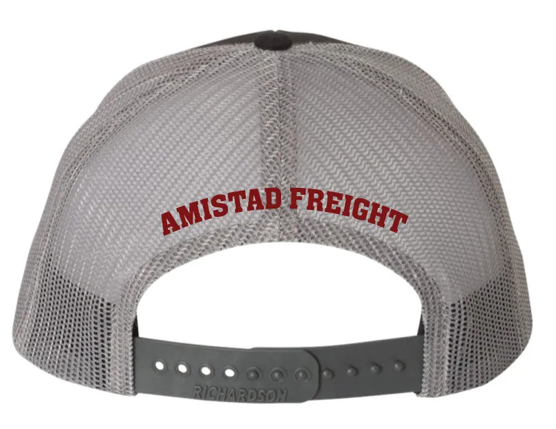 Amistad Freight - Black/Charcoal Snapback Trucker Hat