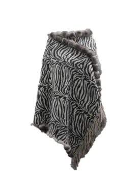 Animal Printed Reversible Wrap