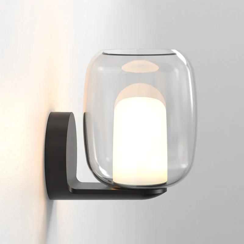 Blown Glass Bathroom Wall Light