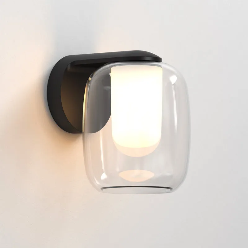 Blown Glass Bathroom Wall Light