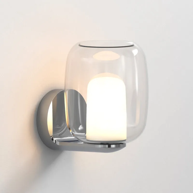 Blown Glass Bathroom Wall Light