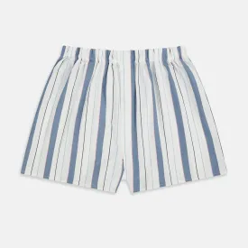 Blue Blazer Stripe Godfrey Boxer Shorts