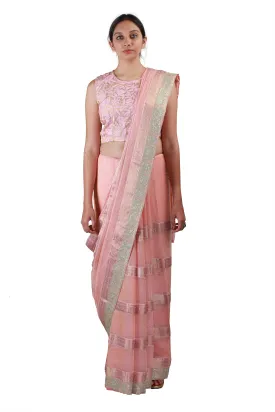 Blush Pink Saree