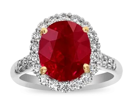 Burma Ruby Ring, 6.15 Carats