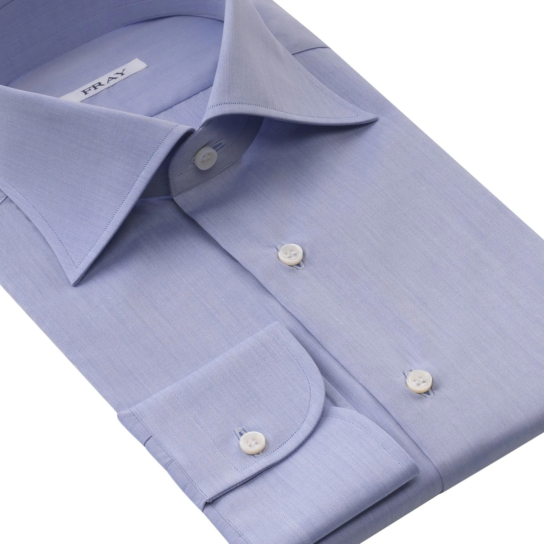 Classic Cotton Shirt in Light Blue