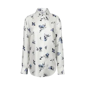 Easy-Fit Floral Silk Shirt