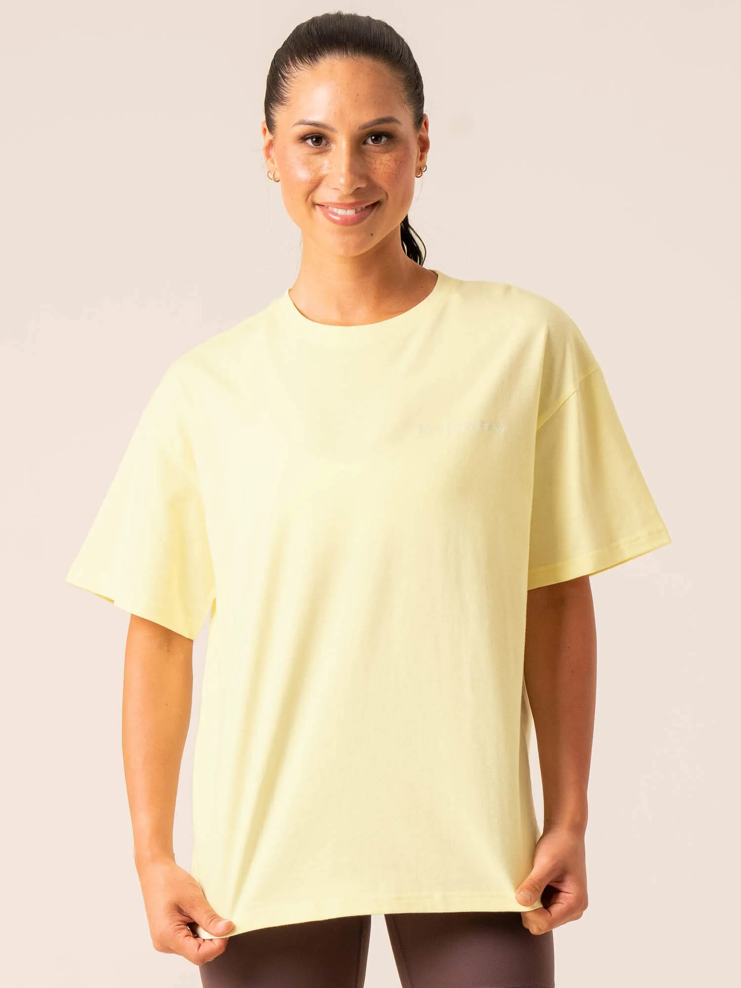 Embody Oversized T-Shirt - Lemon