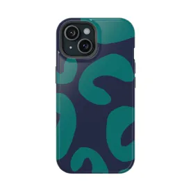 Emerald Wild | Blue Abstract Case