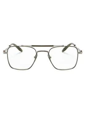 Europa Brushed Palladium / Olive 200-E eyeglasses