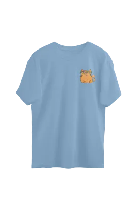 Flower Cat Oversized T-Shirt