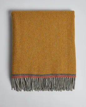 Foxford Moy Cashmere and Lambswool Throw