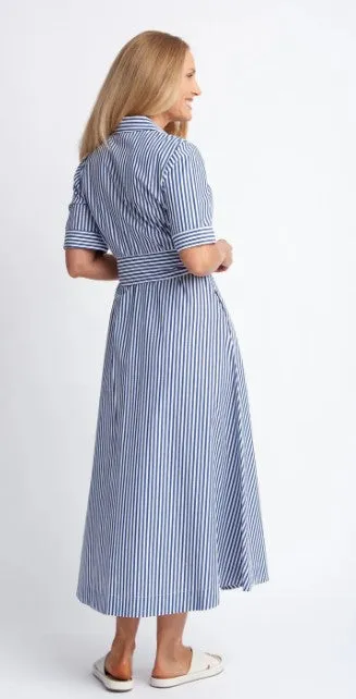 GC Stripe navy/white dress