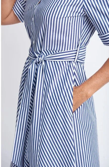 GC Stripe navy/white dress