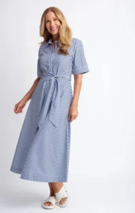 GC Stripe navy/white dress