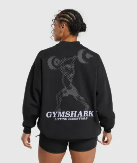 Gymshark Lifting Essential Sweater - Black