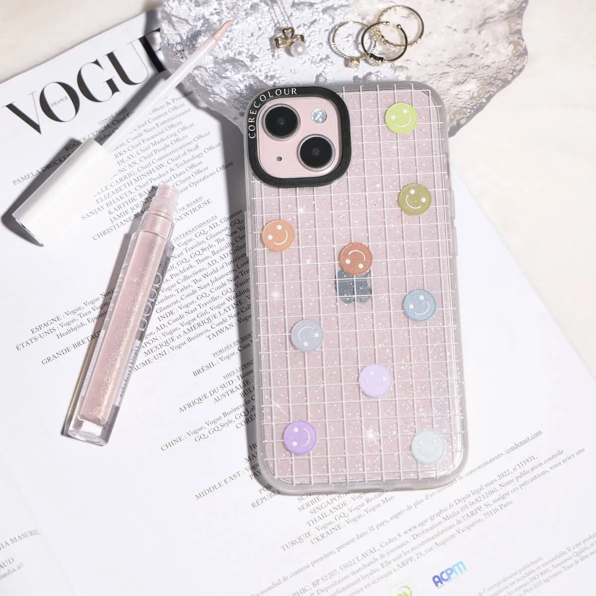 iPhone 12 Pro School's Out! Smile! Glitter Phone Case Magsafe Compatible