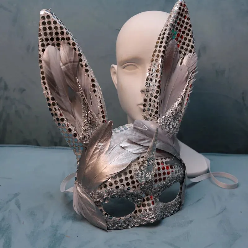 Lady Bunny- the Luxe Bunny Ears Mask Collection 4 Styles