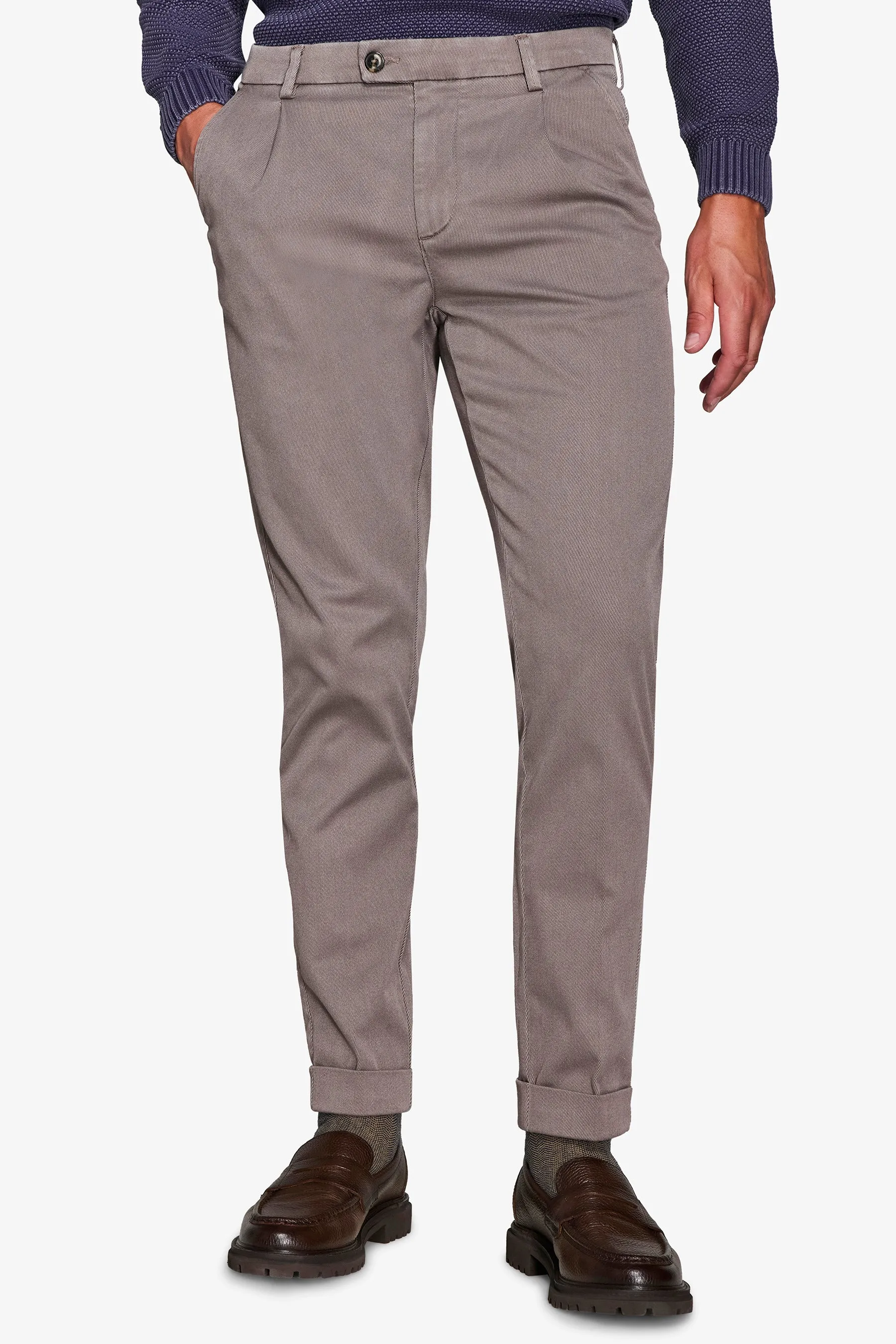 Pantalone cavalry tortora