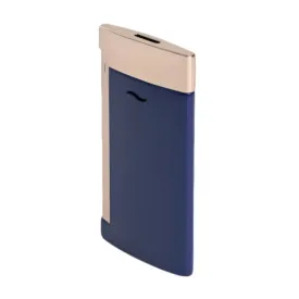 S.T. DuPont Slim 7 Blue and Rose Gold Lighter