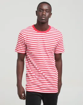 Well Made Standard Issue Stripe Tee Red/White